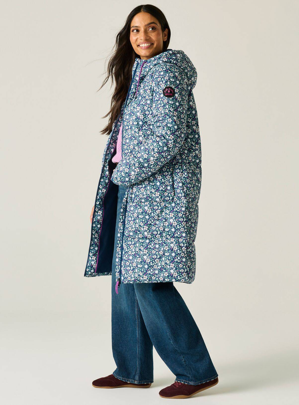 REGATTA Cath Kidston Long Baffle Jacket 16 - Image 4
